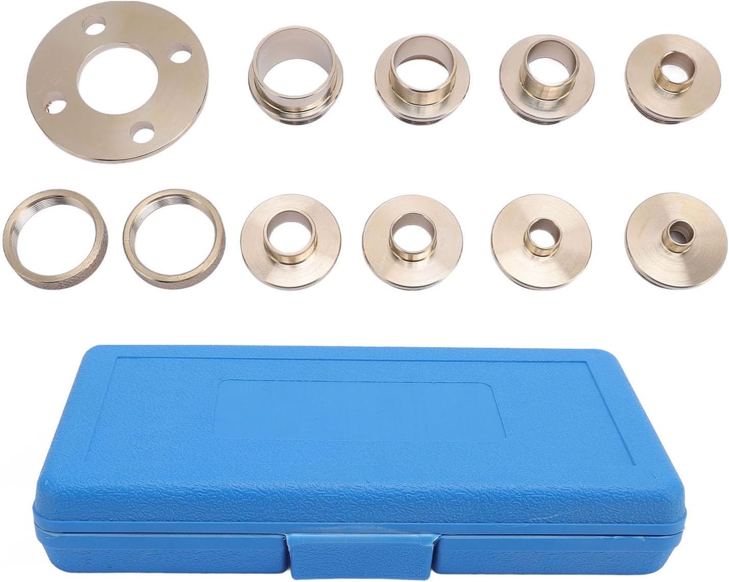 Router Template Guide Set Kit Brass Bushing with Carrying Case for Woodworking Repair 11Pcs Solid Brass Router Bushing Guides Set for Precise Woodworking Projects Durable and