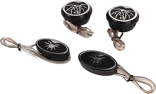 Raguso Altavoz de coche cristalino estéreo para coche ultra fuerte gran sonido vehículo alto rendimiento componente Tweeter sistema