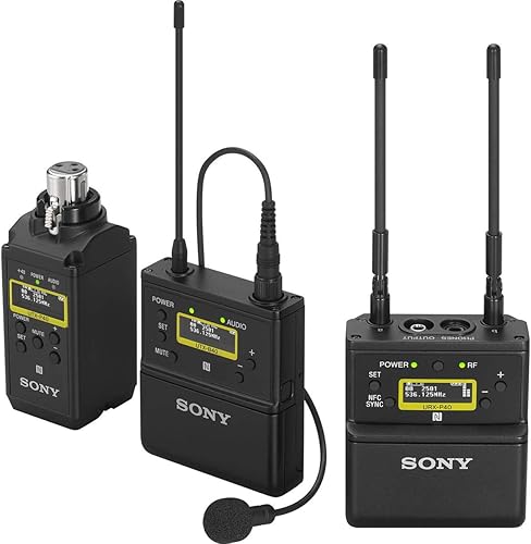 Sony UWP-D, 1 sistema de micrófono inalámbrico, negro, tamaño único (UWP-D2625)