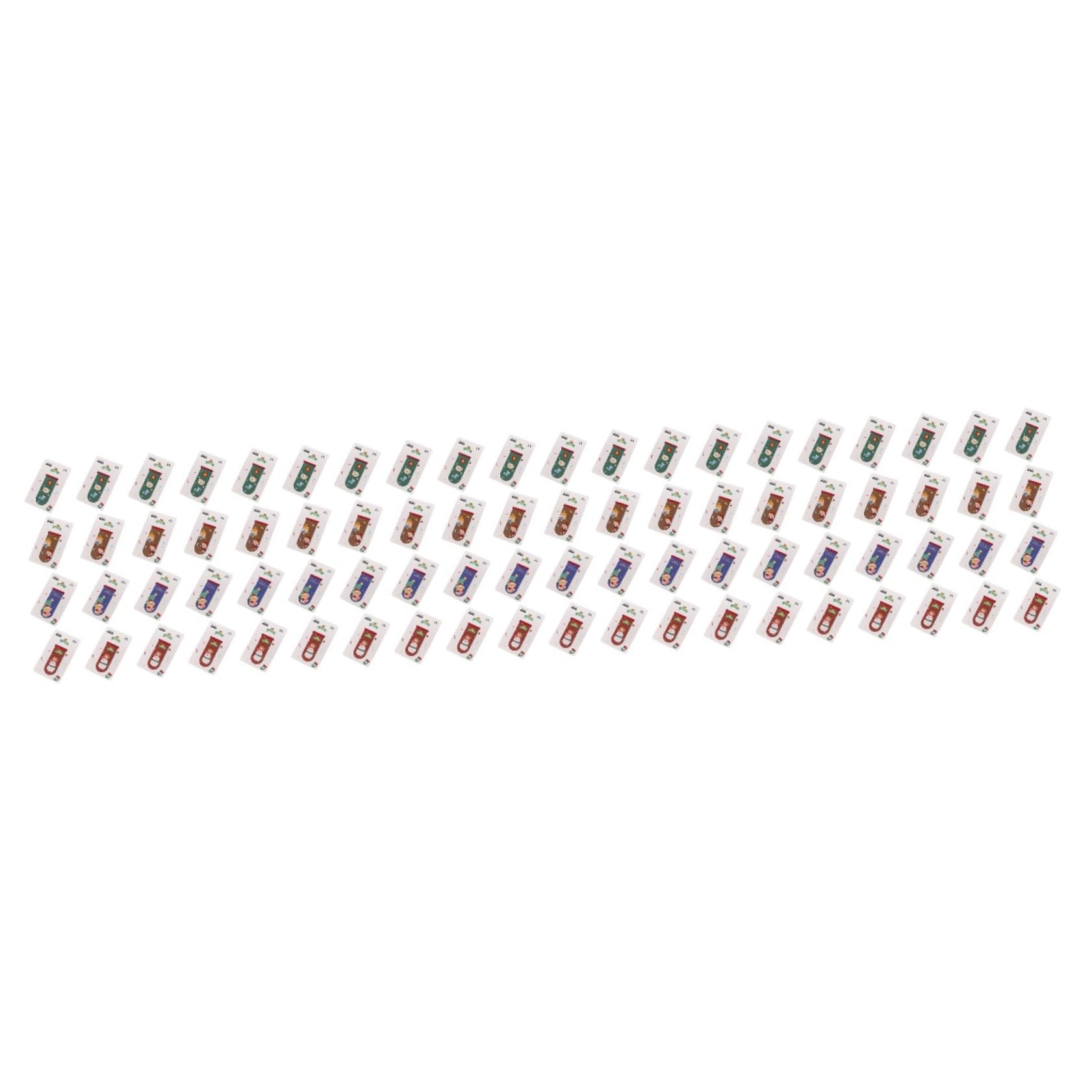Lurrose 4 Sätze Magnetische Weihnachts-lesezeichen Bookmarks Lesezeichen Weihnachten Stilvolles s- Magnetisch Magnet- Partygeschenke 20 Stück * 4