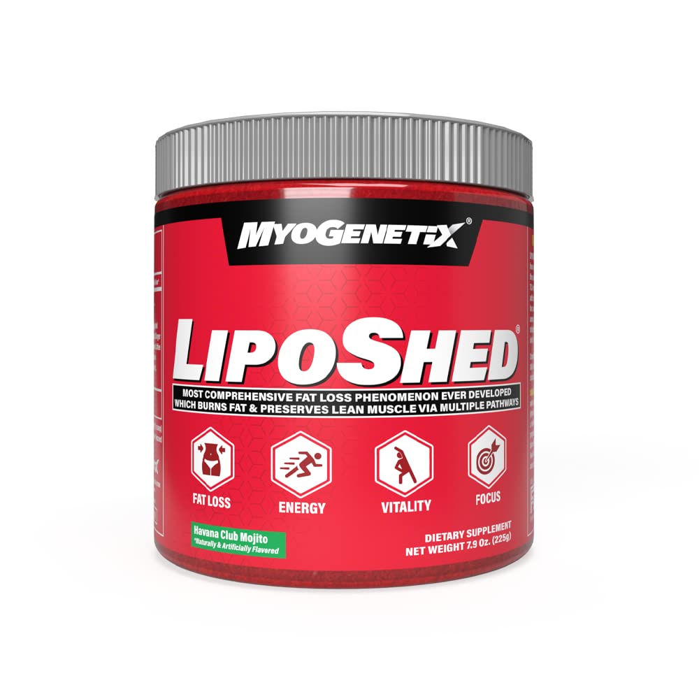 LIPOSHED® | FAT LOSS PHENOMENON YOU’VE BEEN LOOKING FOR ! | With Yohimbe Bark Extract, Grape Seed Extract and Many More..| Havana Club Mojito Flavor