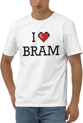 Funny Womens Tshirts I Love Bram T Shirt Funny Tshirt