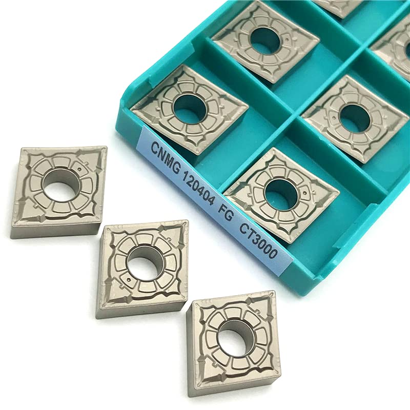 10 piezas insertos de corte Cermet CNMG120404 CNMG120408 miniatura 4