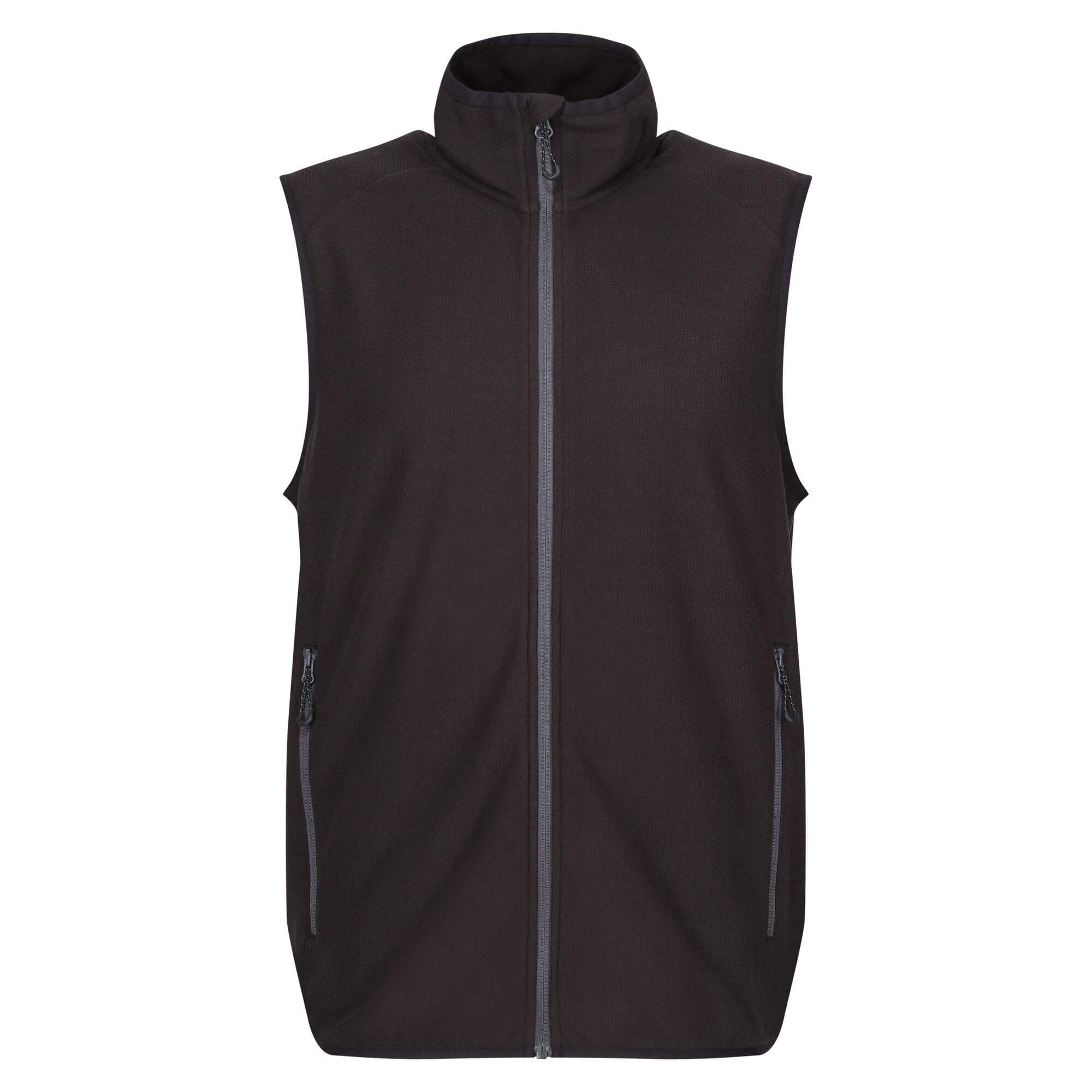 Regatta Men' Black Navigate Fleece Bodywarmer in Size S, Sports Direct