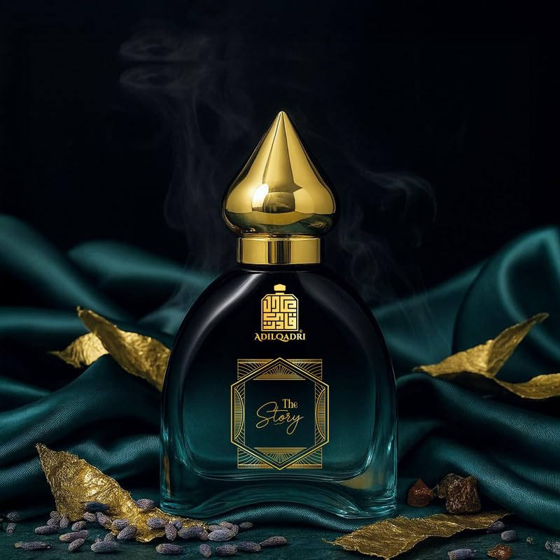 Adilqadri The Story Attar Roll-On for Men & Women | Newly Launched Long-Lasting French Scent | Blend of Pear, Vanilla, Cinnamon & Amber | Non-Alcoholic Roll-On Perfume | 10ML