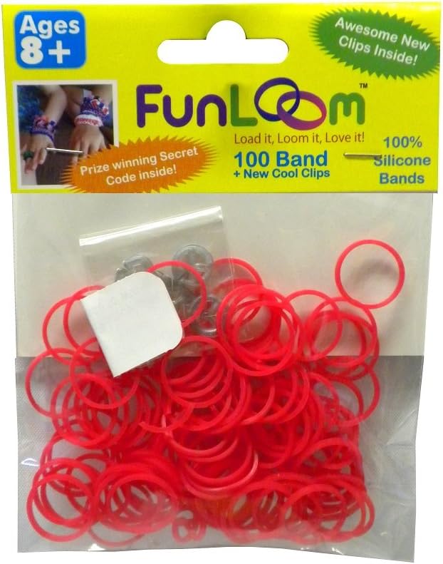 Silicone Bands 100 Red to Pink Color Changing Mood Bands