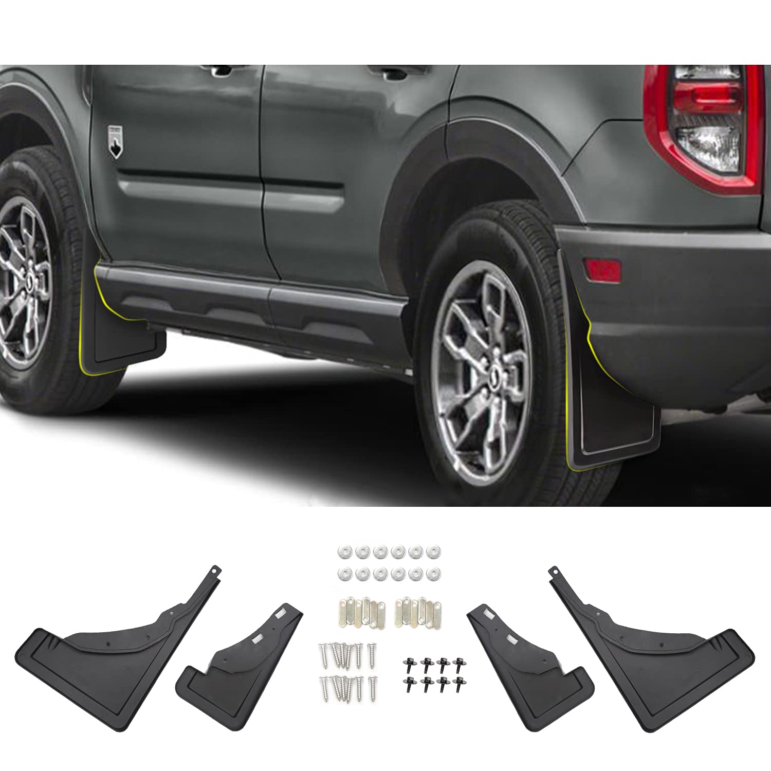 Buy (Packs of 4) R RUIYA Car Mud Flaps Splash Guards for 2021 Ford