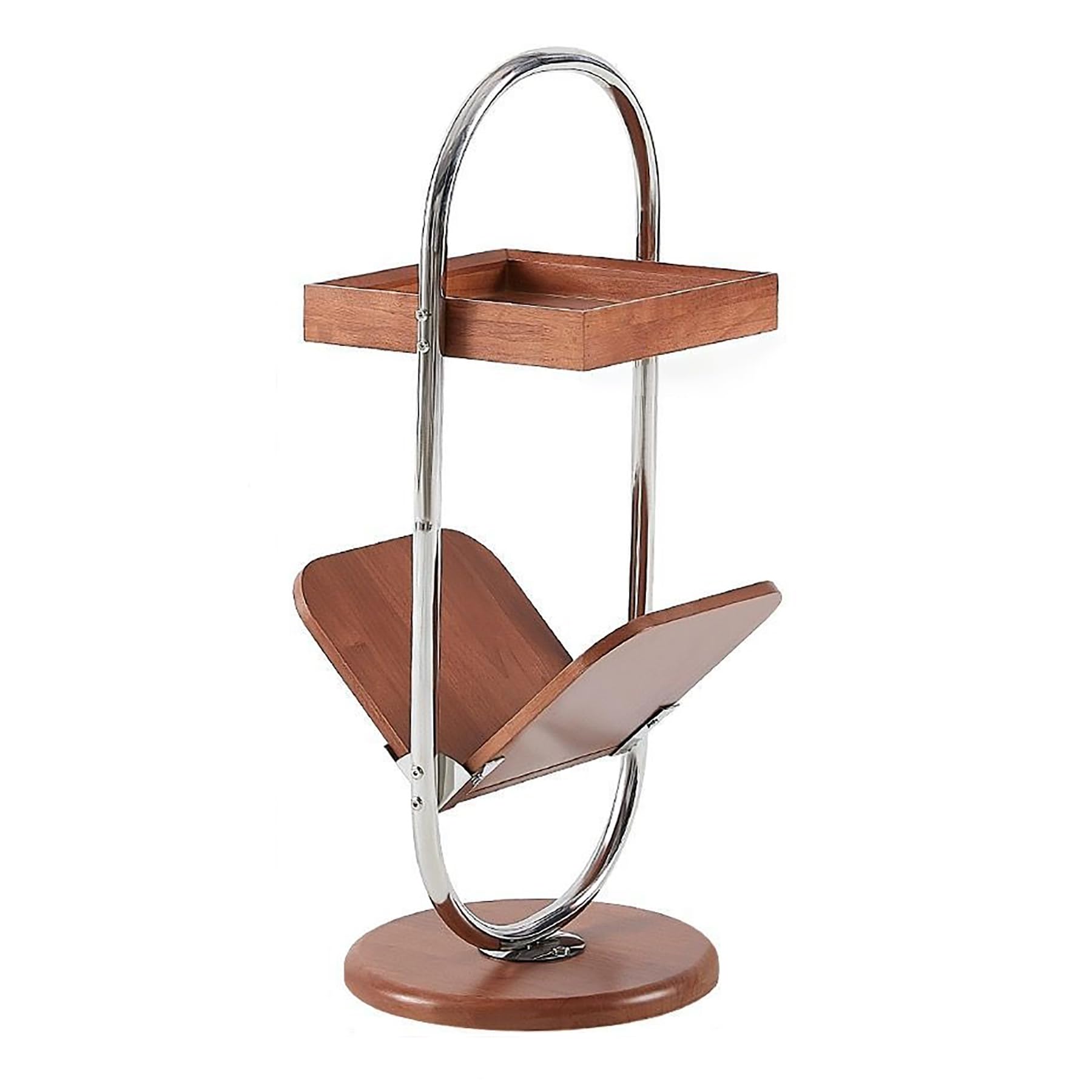 ZLGONRL Tray Top End Table Wooden Side Table Coffee Table Bedside Table Living Room Small Bookshelf End Table Nightstand Tables with Magazine Rack