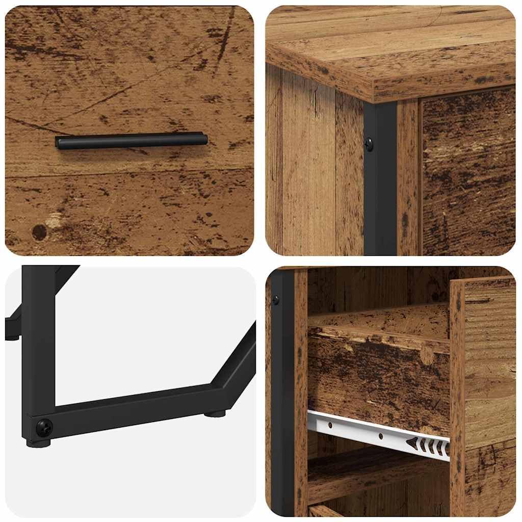 vidaXL Aparador Madera Vieja 97 x 32,5 x 74,5 cm