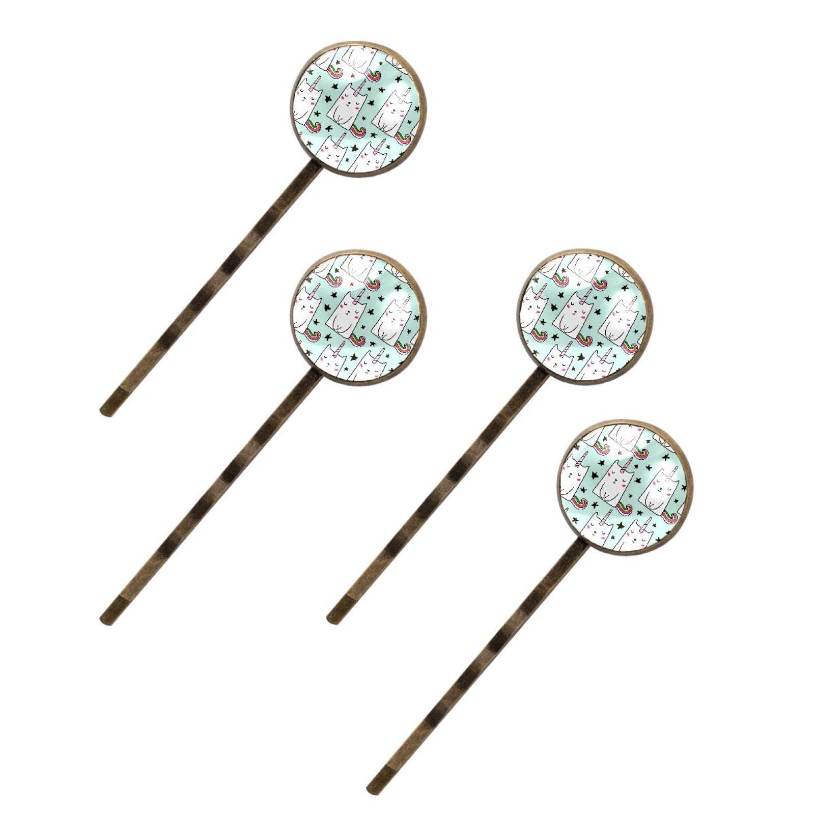Barrettes et épingles à cheveux chat licorne pour accessoires coiffure fille - 13