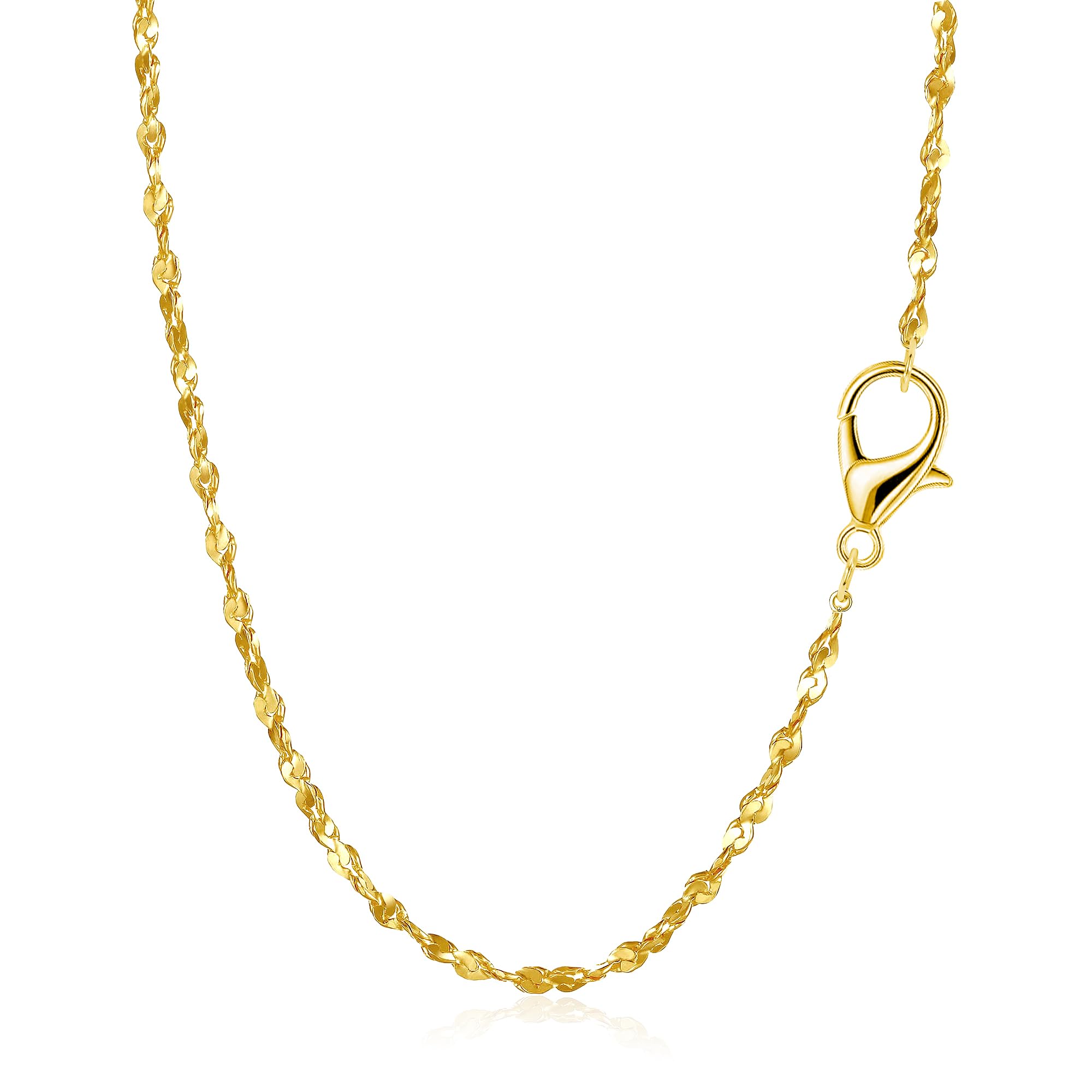 BAYLAY Gold Chain Necklace for Women - 18K Gold Plated Necklace Chain Dainty Gold Necklace for Women Gold Chain Gold Necklace Gold Jewelry Gifts Size