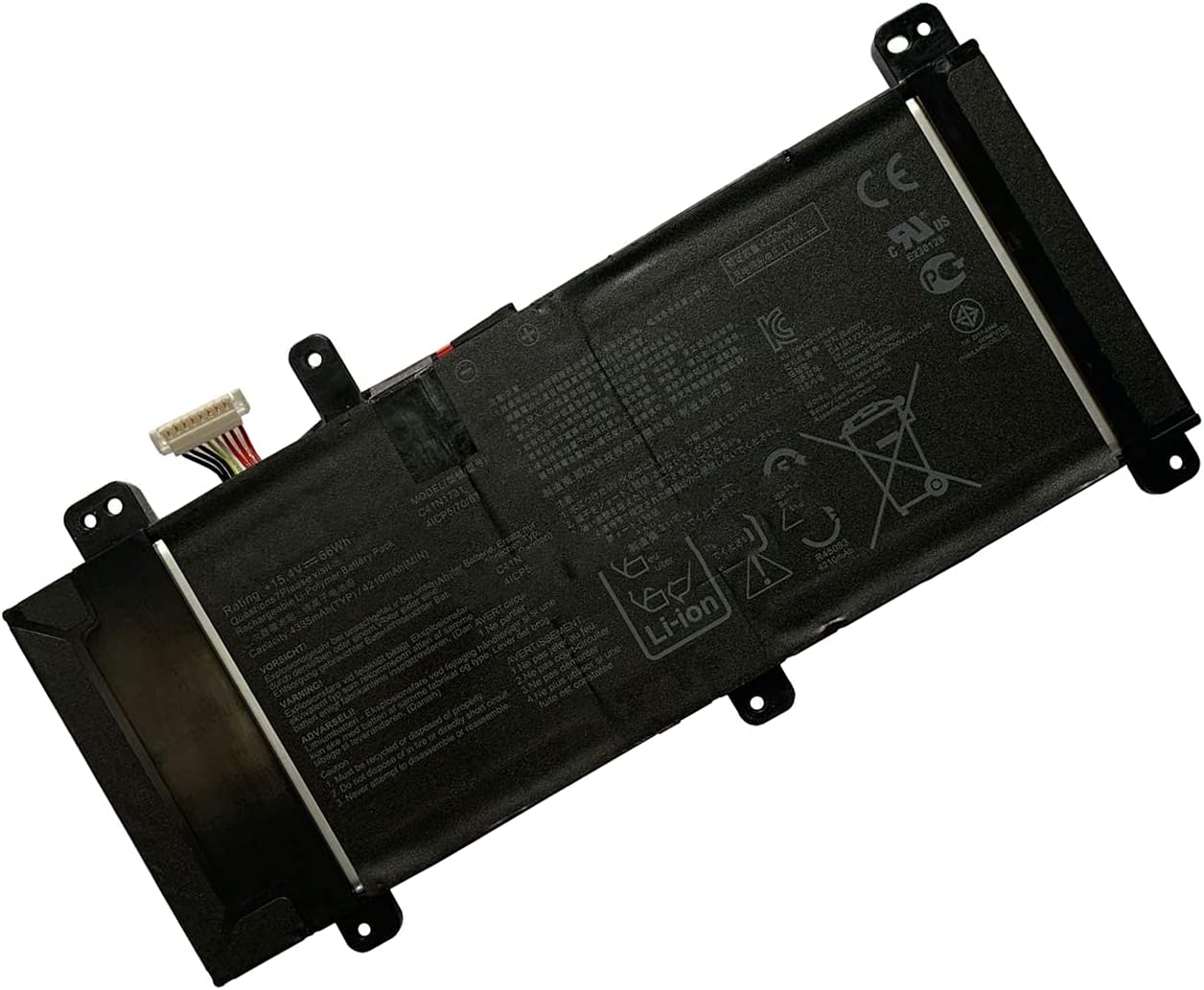 New 15.4V 4335mAh 66Wh C41N1731 Laptop Battery Compatible with Asus GL504 GL504GM GL504GS Notebook