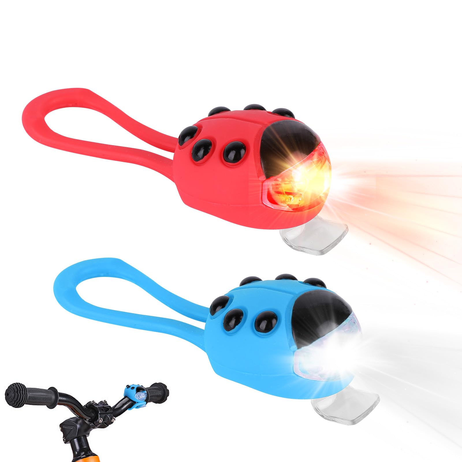 2 Luci LED Per Scooter Bambini - Impermeabili IPX5 Con 3 Modalità - Foto 6