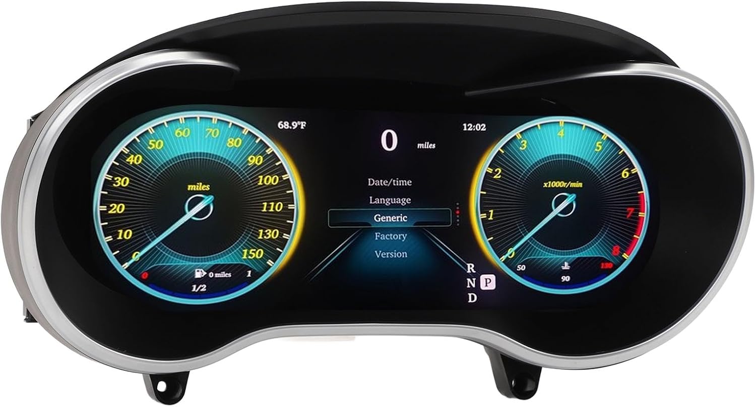 Torvex デジタルダッシュクラスター LCD ダッシュボード計器画面 12.3インチ GLC X253 C253 2014～20 バンコク限定