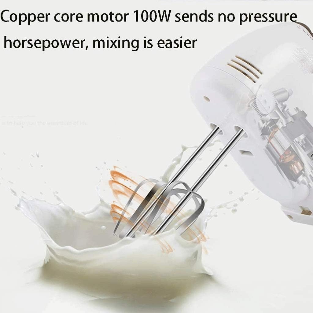 Egg Beater with One-Key Pop-up Design, 7-Speed Control, Vertical Handheld Multi-Function Cream Machine