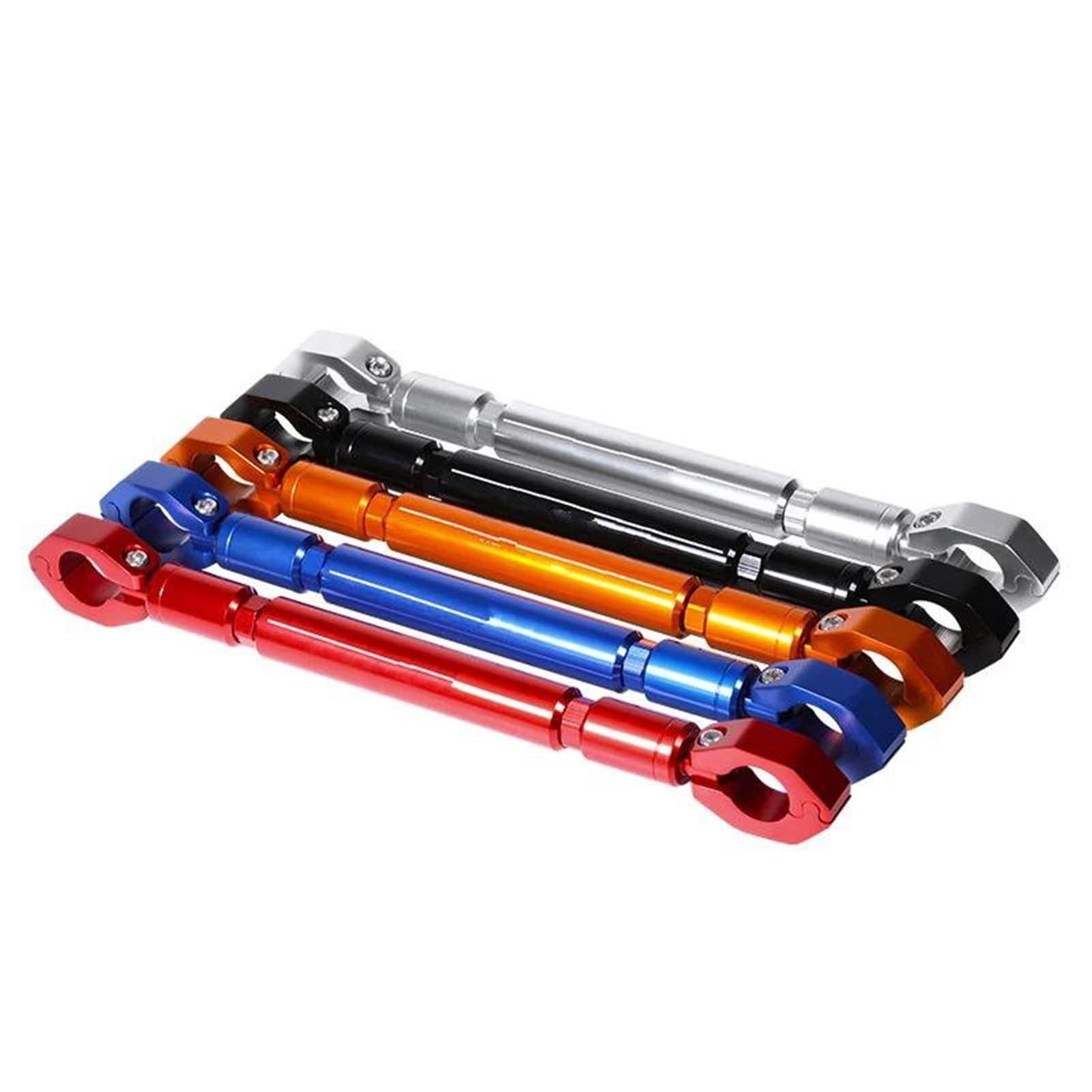 Navigation GPS Support Adaptateur Support Renforcé GPS Moteur Barre Transversale Cycle Moto en Aluminium 22mm(Blue)