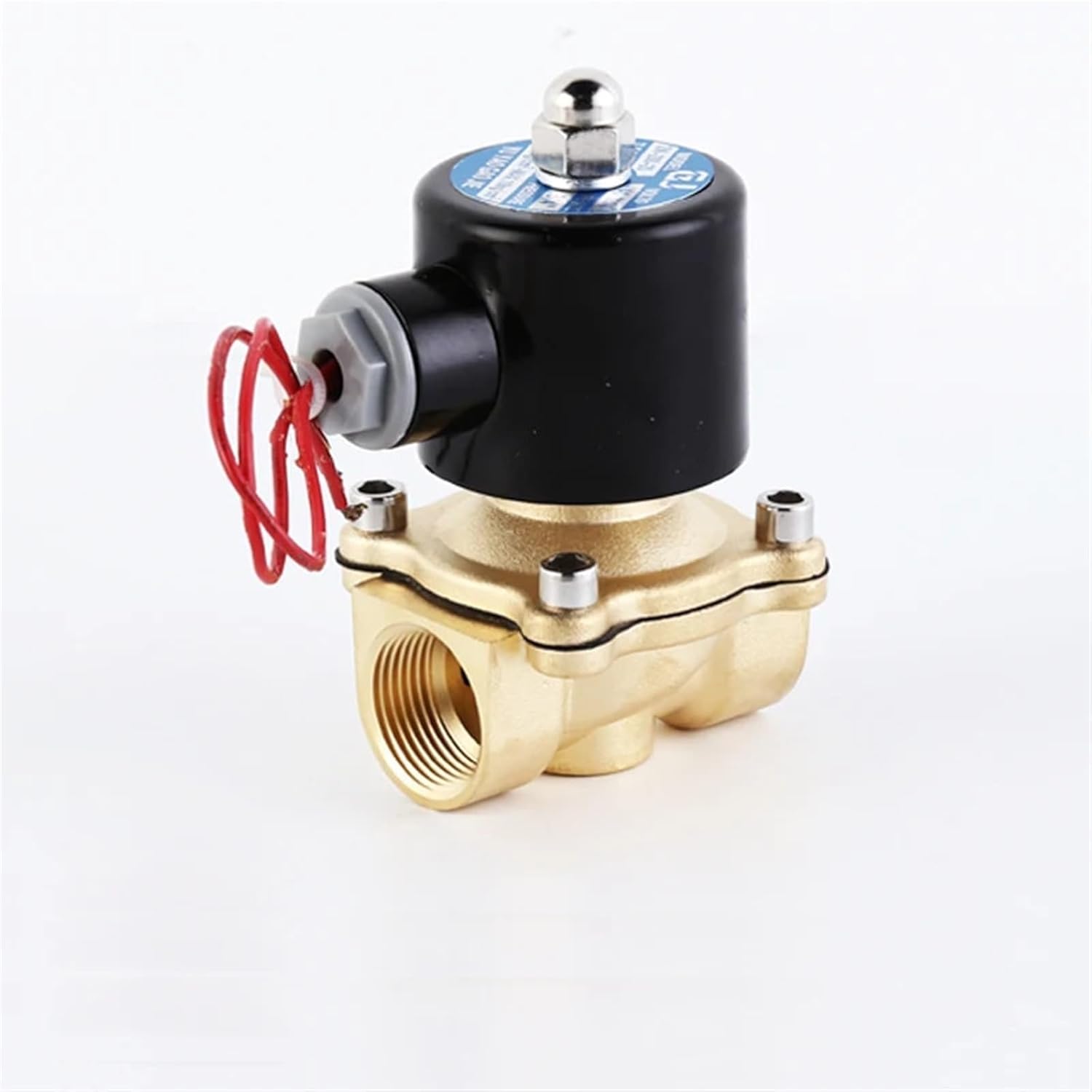 3/4" 12V Water Solenoid Valve Normally Closed Brass DN20 220V 24V 110V Solenoid Valve(NPT_24VDC_EPDM-SEAL)