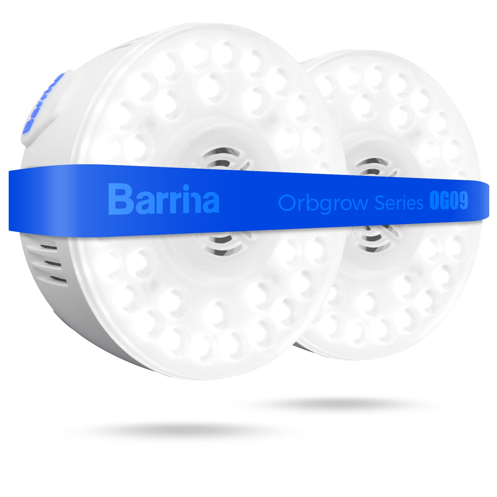 Barrina Orbgrow OG09 Puck LED Grow Light, 5000K 18W(2 x 9W, 270 Watt Equiv), Plant Lights for Indoor Plants Full Spectrum, Magnetic & Linkable, Small Grow lamp, Perfect for Plant Shelf, 2 Packs-picture-24