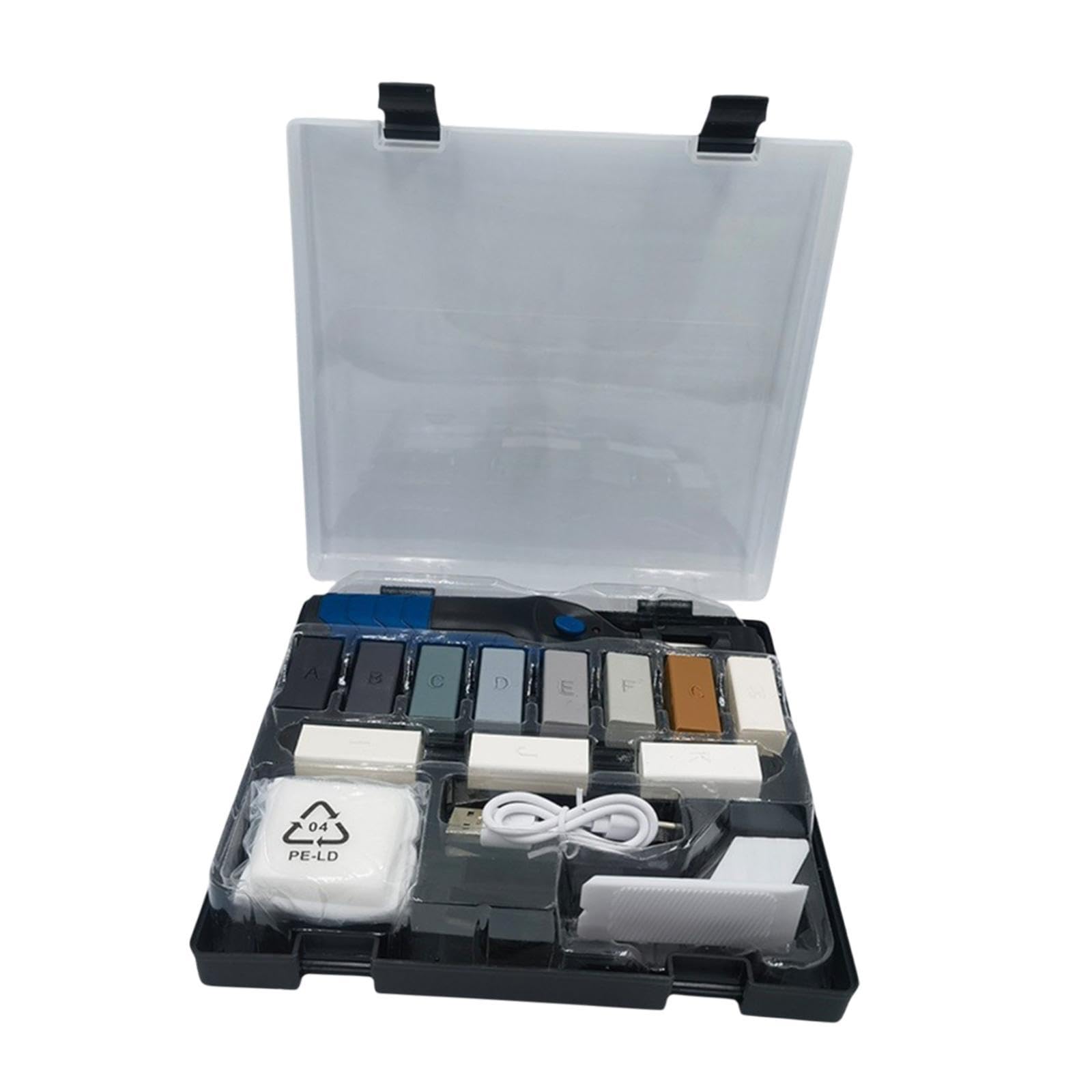 Kit de Reparación para Suelos de Vinilo, Incluye 11 Bloques de Cera.