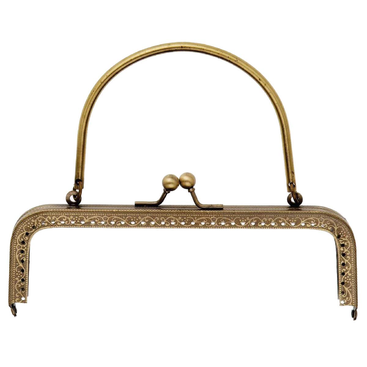 Prym Bag Fastening Elisabeth, Antique Brass