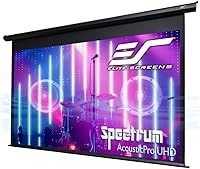 Elite Screens Spectrum 105" AcousticPro UHD Motorized Projector Screen - Acoustically Transparent 4K UHD, Swift-RC1 Remote Kit