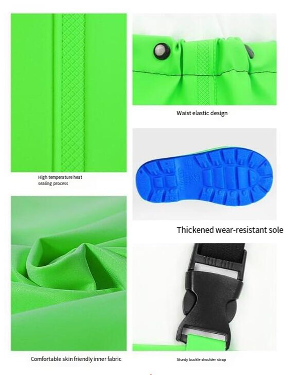 Vadeadores Infantiles, Niños Pantalones De Pesca para Jóvenes, Vadeadores De Pecho, Impermeable,Transpirables, para Acampar, Acampar, Correr,Días Lluviosos Escuela D,29