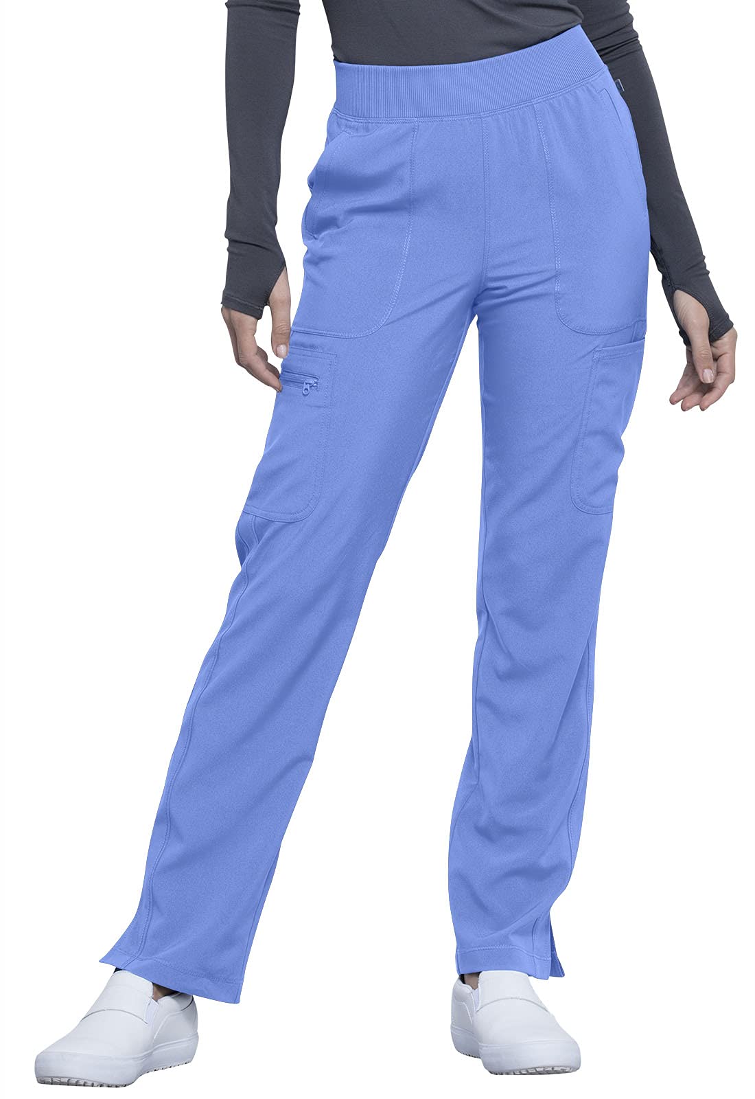 CherokeeInfinity CK065A Mid Rise Tapered Leg Pull-on Pant