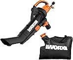 WORX WG509 12 Amp Trivac, 3 in 1 Electric Leaf Blower, Leaf Vacuum & Leaf Mulcher for Lawn Care