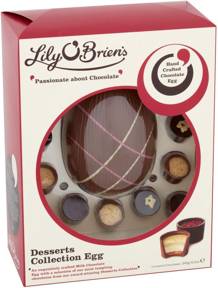 Lily O'Brien Desserts Collections Premium Chocolate Egg 345g