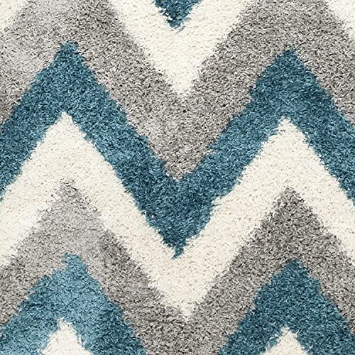 Image of Soft Modern Shag Area Rugs Fluffy Living Room Carpet Comfy Bedroom Home Decorate Floor Kids Playing Mat Size 10x10 Feet Square Color Multi V