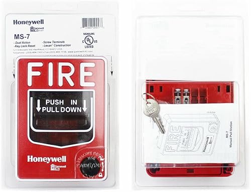 Alarma de incendio MS-7 alarma de incendio de doble acción manual de la estación de