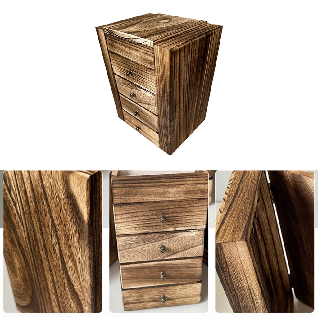 Mehrschichtige Schmuckschatulle mit Fächern, Schmuckhalter für Damen und Mädchen