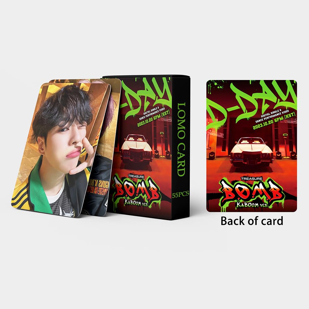 Amazon.com: Funwaretech Treasure B.O.M.B Photocards 55 Pcs 2023
