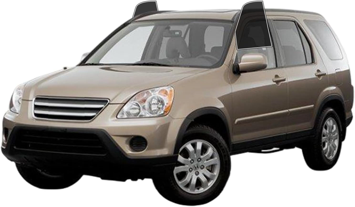 Precut Window Tint Film for Honda CRV 2002-2006 All Side+Rear Windshield 20% VLT 2Ply Anti-Shatter, UV Block, Privacy Protection, Easy Install, No Trimming Needed,Heat & Glare Reduction