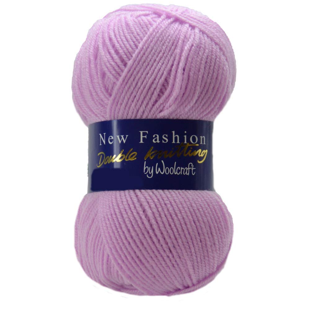 10 x 100g Woolcraft Knitting Wool/Yarn New DK (Clematis 139)