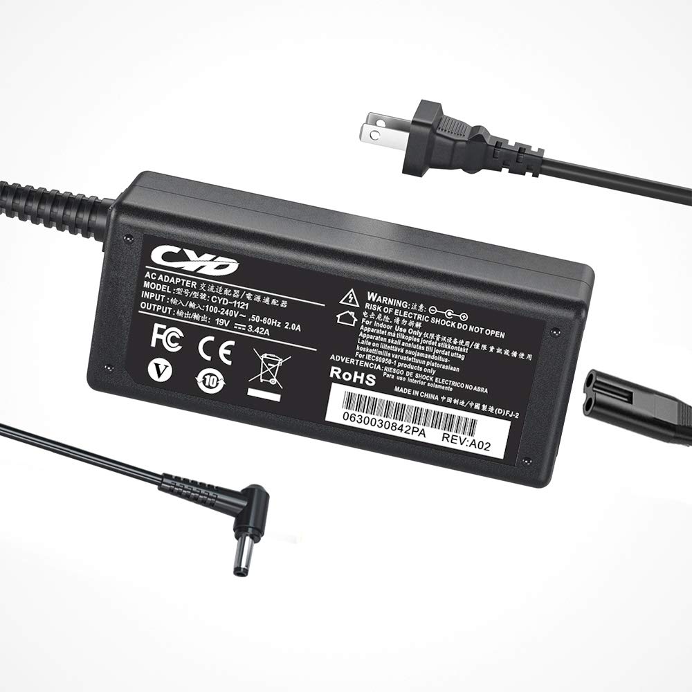 Amazon.co.jp: CYD 65W 19V 3.42A【高速 ACアダプター】互換対応 東芝 