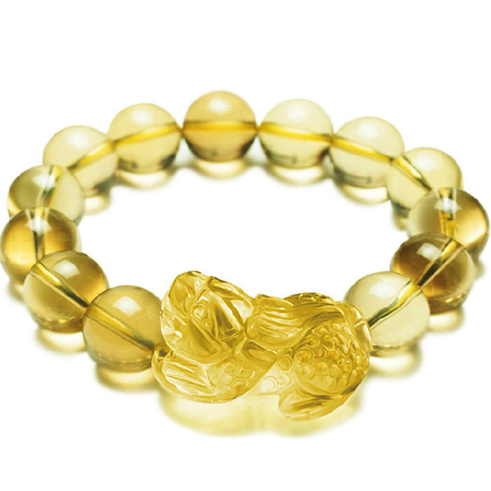 BTYQKZVPM Pixiu Reichtum Armband - Achat 8mm Farbwechsel Perlen