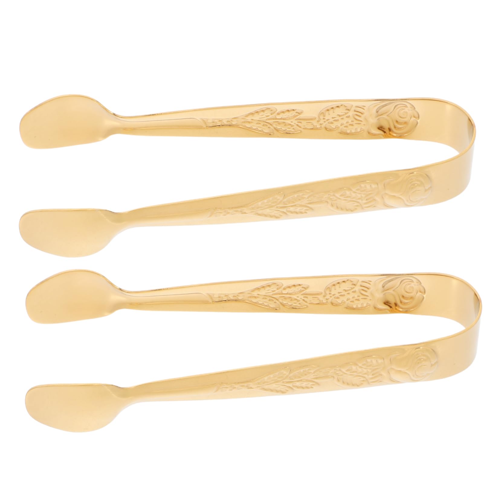 Cabilock Mini Sugar Cube Tongs Set Stainless Steel Ice Tongs for Appetizers for Desserts