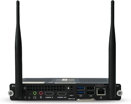 Promethean OPS-M N97 8GB DDR5 RAM, 256GB SSD, UHD Graphics, Wi-Fi 6, Bluetooth 5.2, 4K HDMI, OPS Slot-in PC Module for Interactive Displays