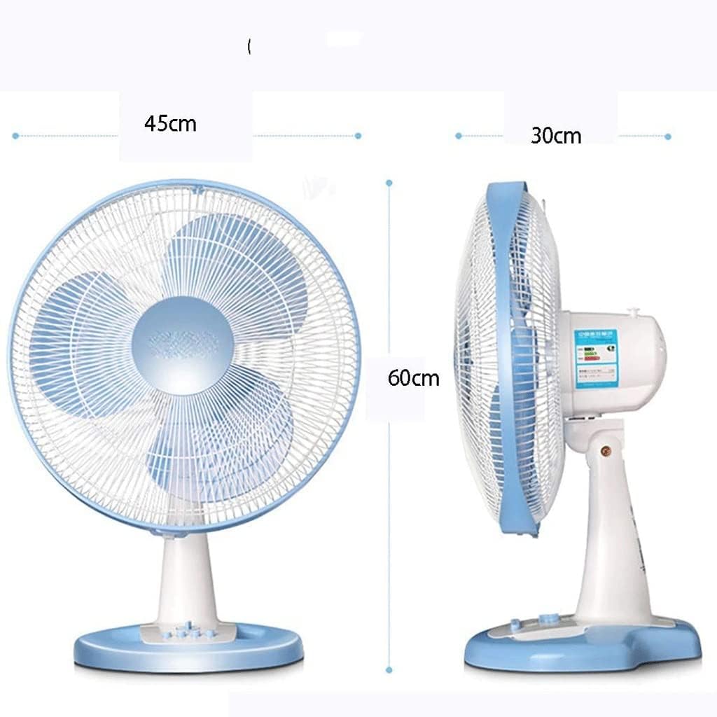 Oscillating 12-Inch Table Fan Powerful and Quiet, 4-Speed