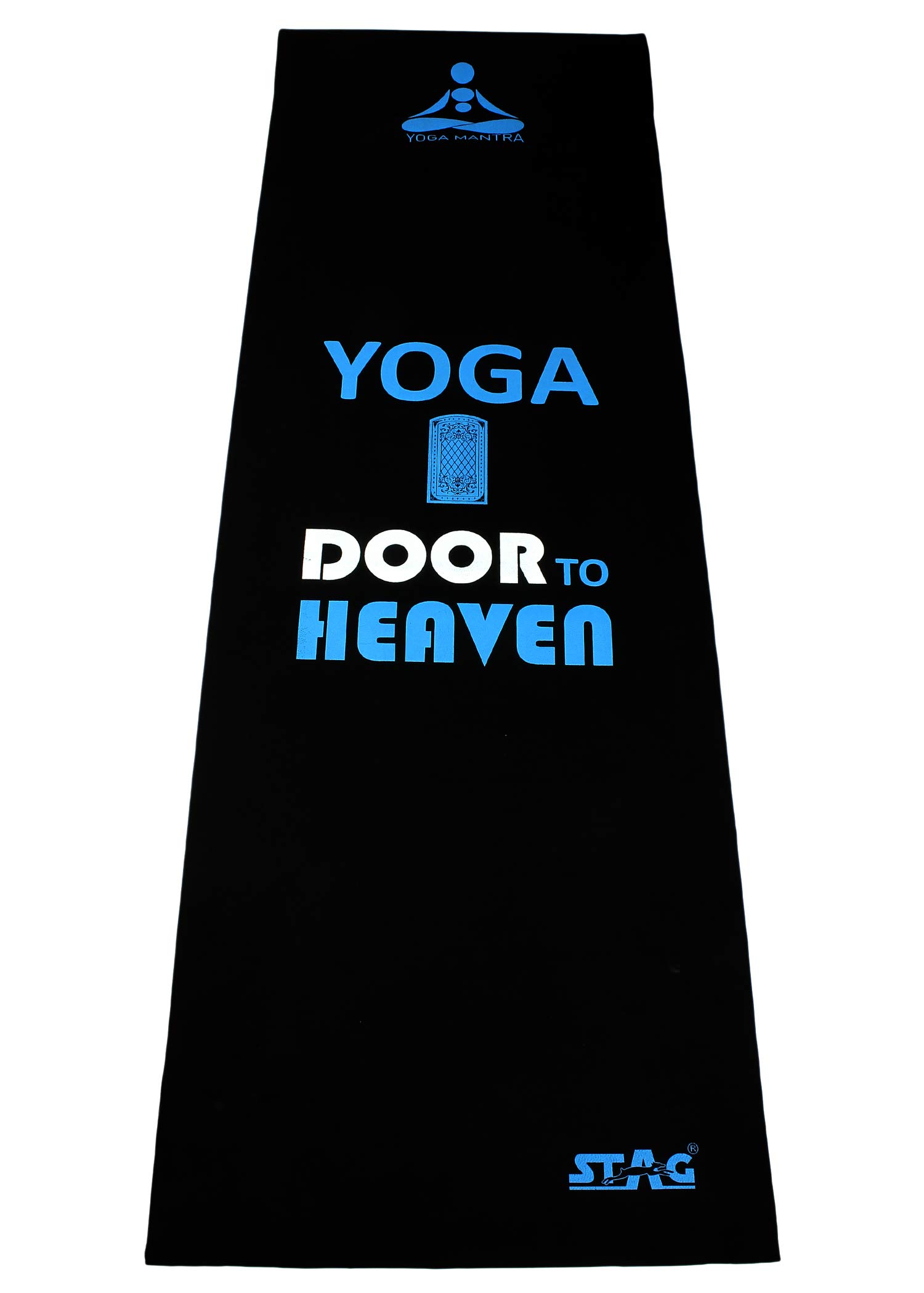 Stag Designer Yoga Mat, 6mm (Black/Blue/White) (B07MKFV9BZ) Amazon Price History, Amazon Price Tracker