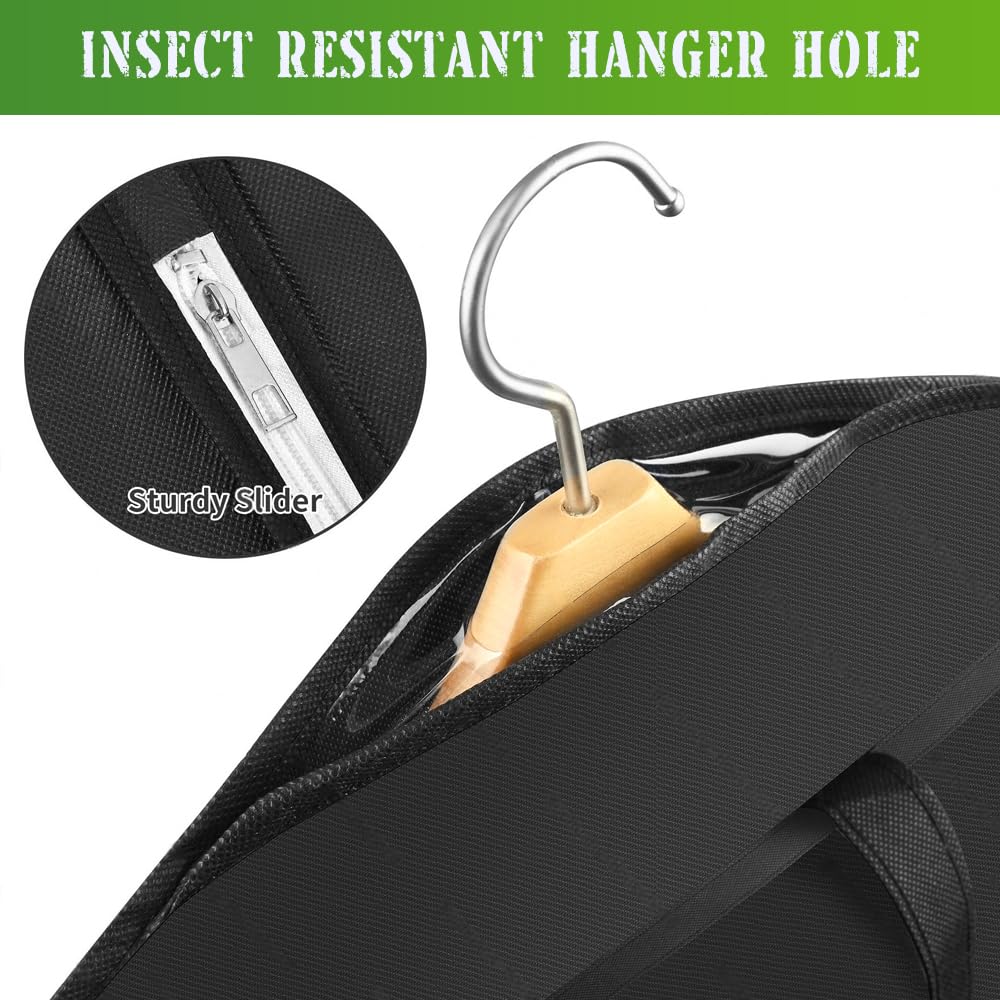 2 Borse Portaabiti Da Viaggio 100x60cm - Custodie Antipolvere Per Abiti, Ideali Per Armadio E Trasporto