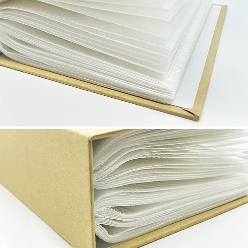 Miniatura 3 de Álbum de fotos con capacidad para 100 bolsillos, 4 x 6 pulgadas, álbum de fotos para niños, álbum de fotos de papel kraft para niños (amor)