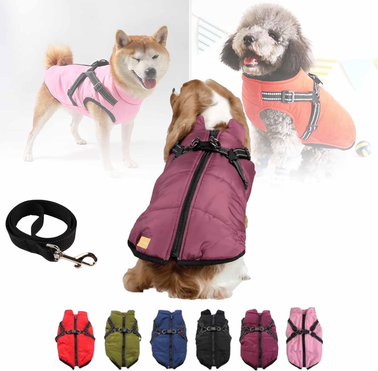 FURRY KING Dog Winter Coat, Furryking Dog Coat, Furry Dog Jacket with