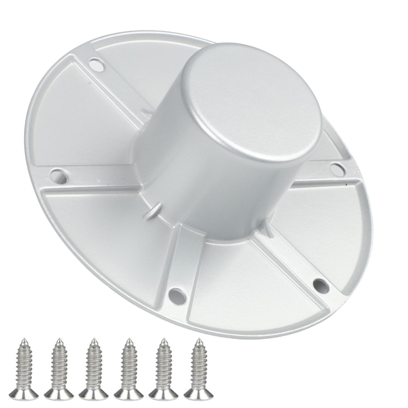 RV Table Base Flush Mount, Round Pedestal Base, 2.25Inch Pedestal
