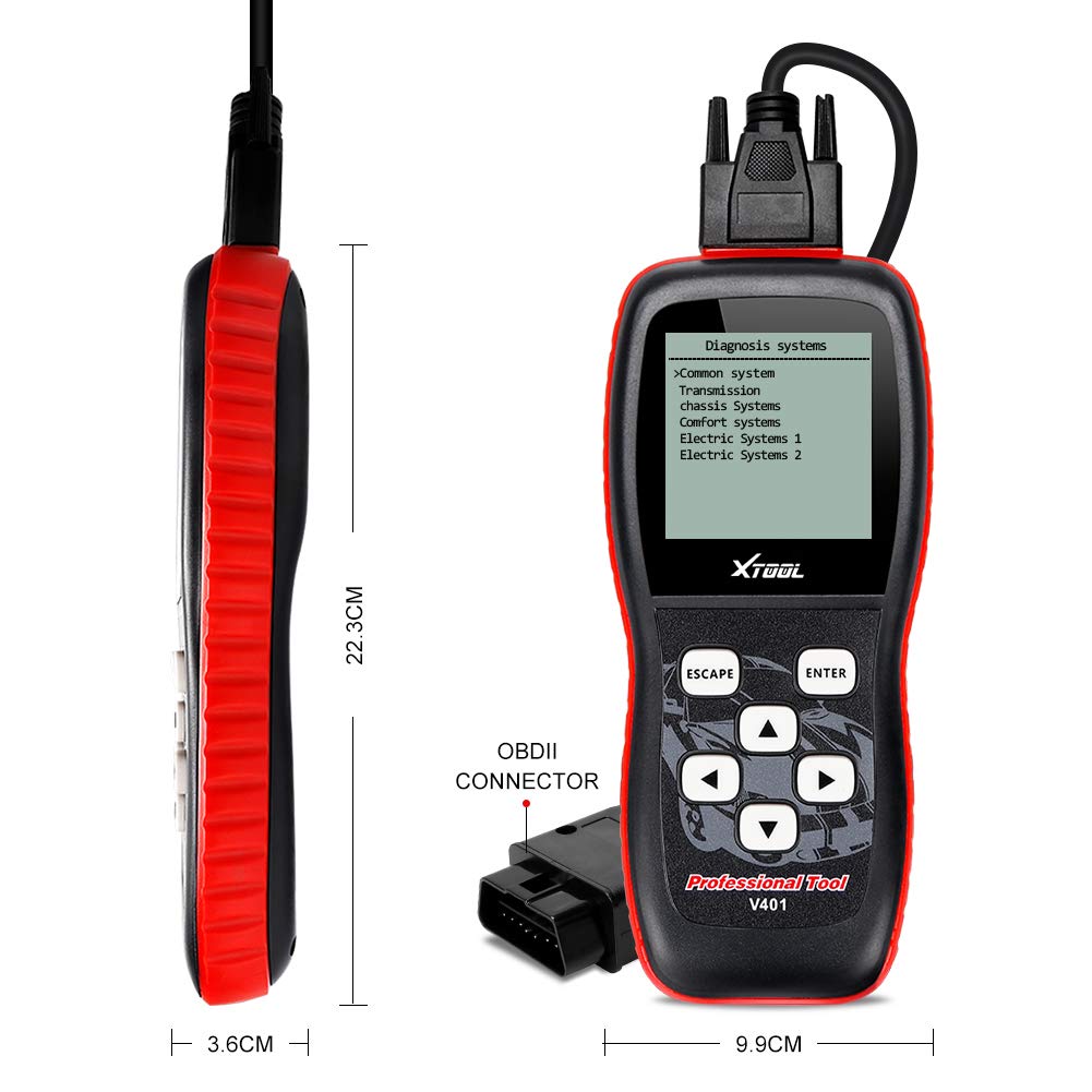 Buy XTOOL V401 Auto Code Reader Scanner Clear Fault Code Engine System