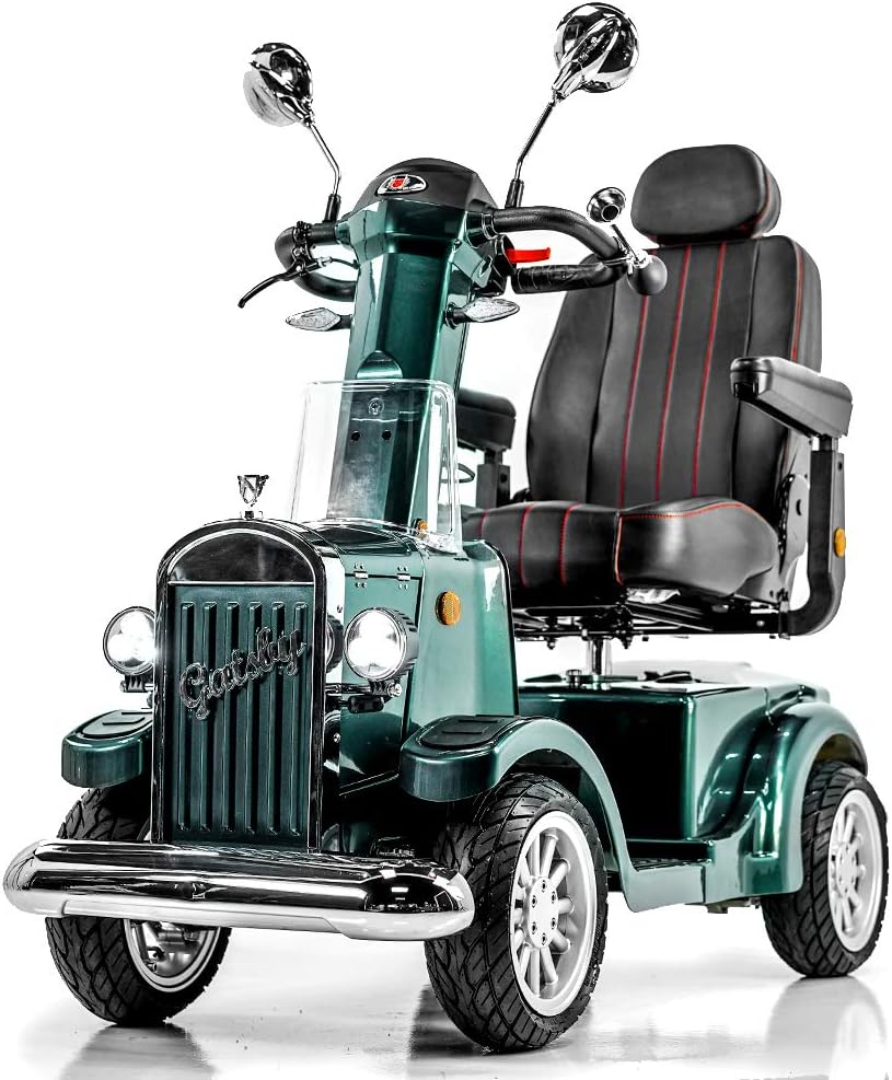 Gatsby X Vintage Heavy Duty Fast Mobility Scooter Long Range (Green)
