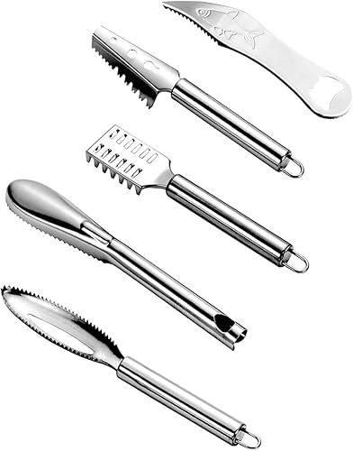 Removedor de escamas de pescado, cepillo de escamas de pescado de acero inoxidable, removedor de dientes de sierra, fácil de quitar, abridor de