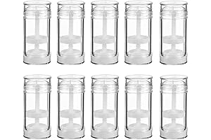 10 Pack 1oz Empty Lipstick Containers for DIY