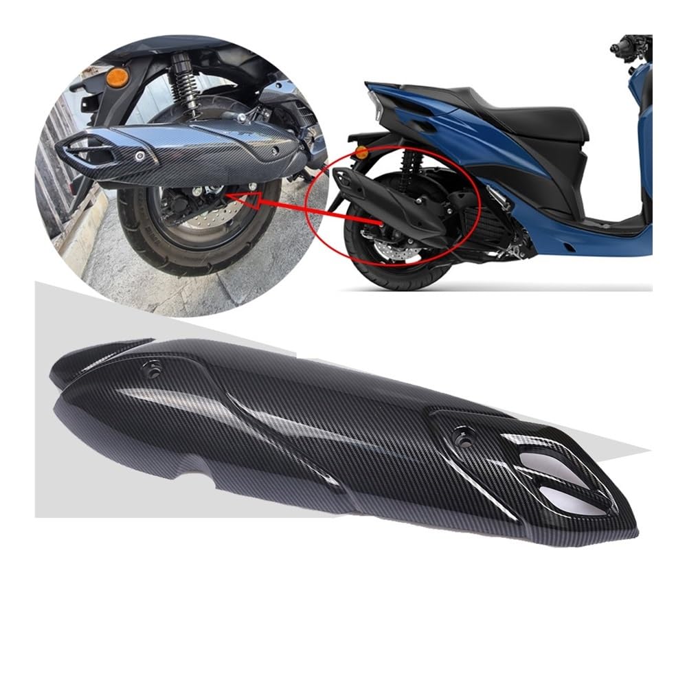 Protector Térmico para Tubo De Escape Cubierta Antiescaldado Silenciador Accesorios para Tricity 125 155 2022 2023 Escape Cubierta